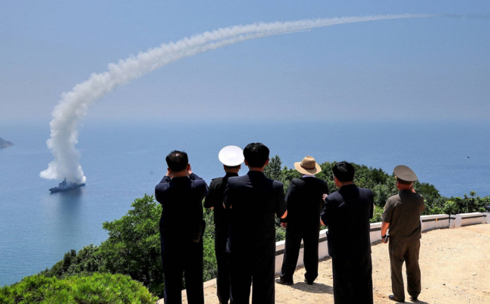 Ngeri, Korut Uji Tembak Rudal Jelajah Strategis dari Kapal Perusak Kang Kon